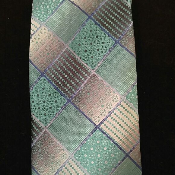 MEN'S STACY ADAMS TIE AND POCKET SQUARE SET - Picture 2 of 3